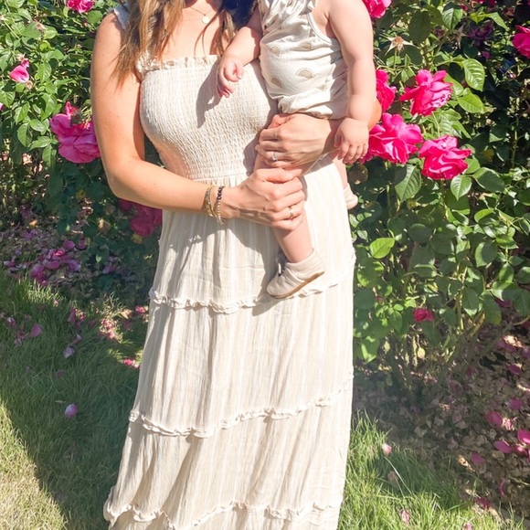 Striped Ruffle Maxi Dress - Picture 5 of 5